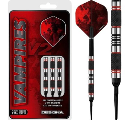 Fléchettes nylon Designa  Vampires M1 18 gr