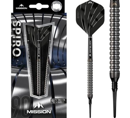 Jeu de fléchettes Mission Spiro Graphite M1 Black PVD