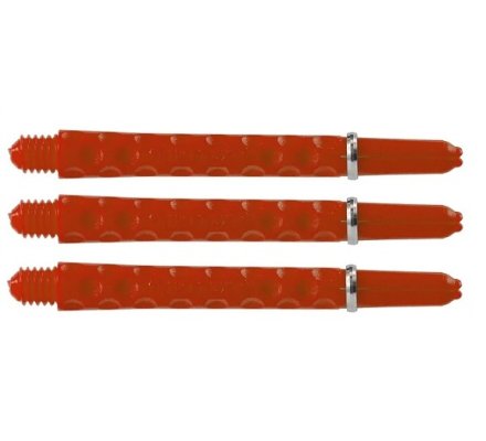 Lot de 3 tiges de flechettes HARROWS Dimplex Médium Rouge
