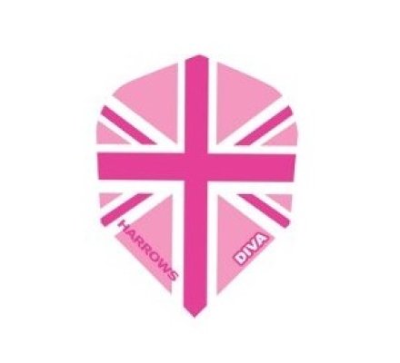 Lot de 3 ailettes de fléchette Standard Harrows Diva 330