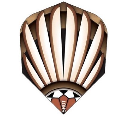 Lot de 3 ailettes standard Shot S254