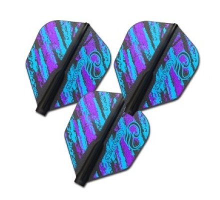 Fit flight Shape Purple & Blue Pattern F029