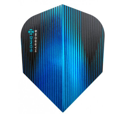 Lot de 3 ailettes de fléchette standard Harrows Sonic Bleu S0321