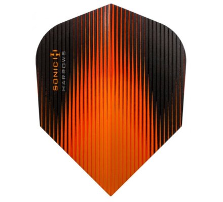 Lot de 3 ailettes de fléchette standard Harrows Sonic Orange S0326