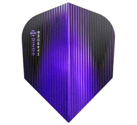 Lot de 3 ailettes de fléchette standard Harrows Sonic Purple S0328
