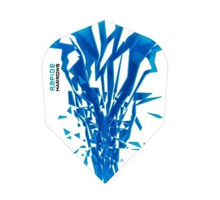 Lot de 3 ailettes Standard Harrows Rapide Aqua R0361