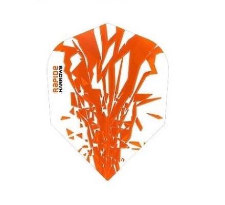 Lot de 3 ailettes Standard Harrows Rapide Orange R0366