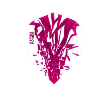 Lot de 3 ailettes Standard Harrows Rapide Rose R0367