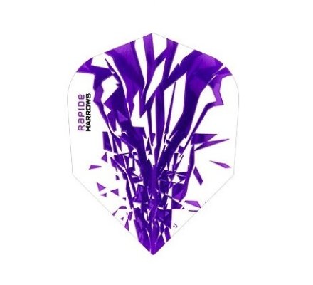 Lot de 3 ailettes Standard Harrows Rapide Purple R0371