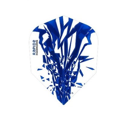 Lot de 3 ailettes Standard Harrows Rapide Bleu Nuit R0372