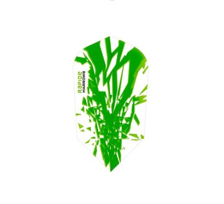 Lot de 3 ailettes Slim Harrows Rapide Verte R0032