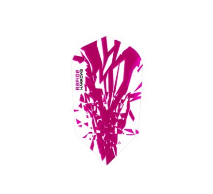 Lot de 3 ailettes Slim Harrows Rapide Rose R0075