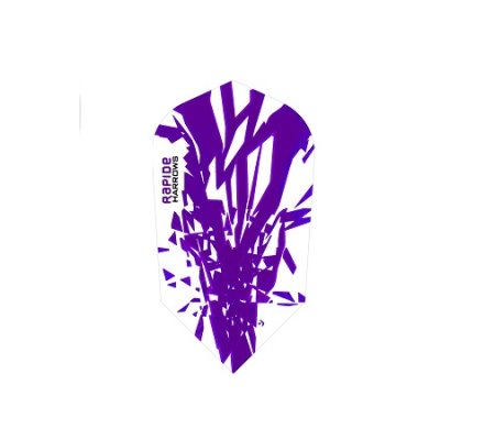 Lot de 3 ailettes Slim Harrows Rapide Purple R0078