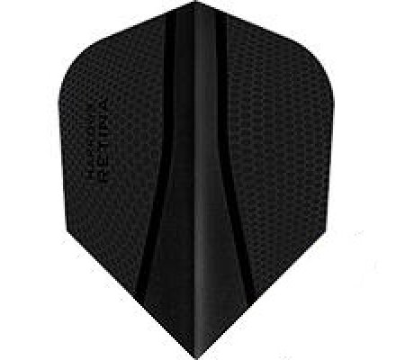Lot de 3 ailettes de fléchette Standard Harrows Retina-X Black 084