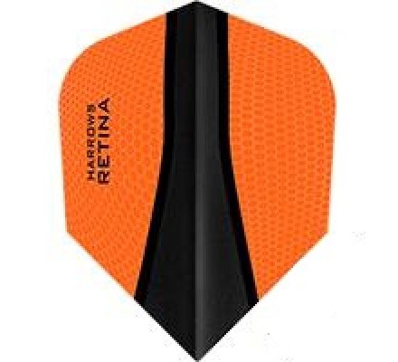 Lot de 3 ailettes de fléchette Standard Harrows Retina-X Orange 086