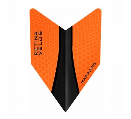 Lot de 3 ailettes de fléchette Harrows Velos X Orange V233