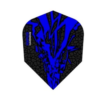 Lot de 3 ailettes Standard Harrows Rapide X Bleu nuit R0597