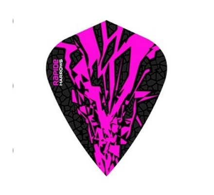 Lot de 3 ailettes Kite Harrows Rapide X Rose R0608