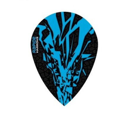 Lot de 3 ailettes Pear Harrows Rapide X Aqua R0610