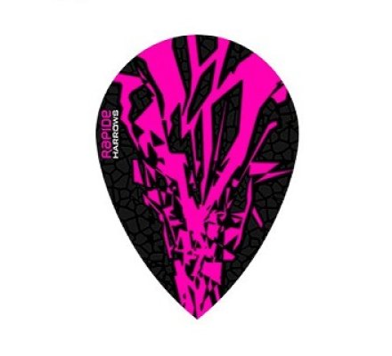 Lot de 3 ailettes Pear Harrows Rapide X Rose R0617