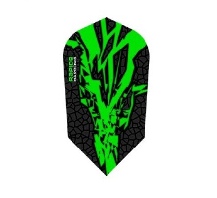 Lot de 3 ailettes Slim Harrows Rapide X Verte R0620