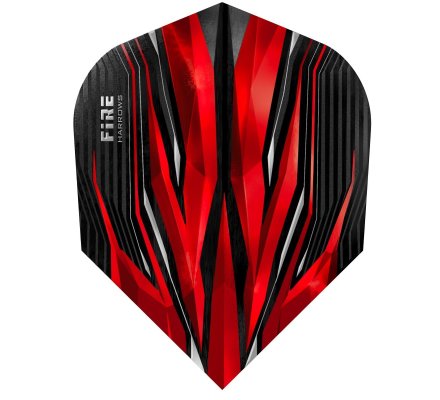 Ailettes Harrows Fire Inferno Rouge