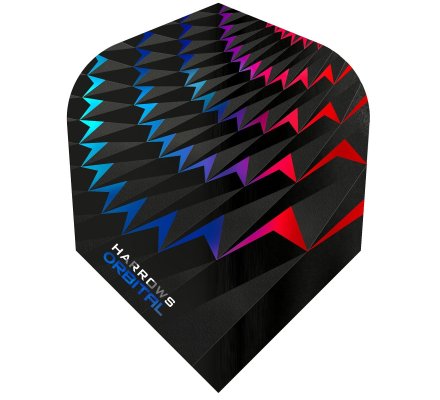 Ailettes Harrows Orbital AquaBleu/Rouge