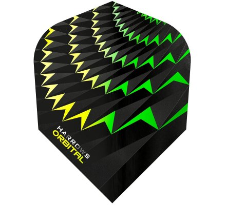 Ailettes Harrows Orbital Jaune/Verte