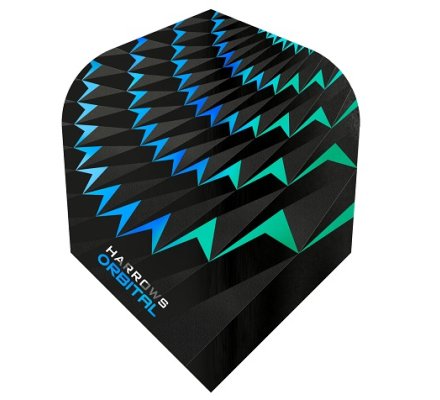 Ailettes Harrows Orbital Aqua/Jade