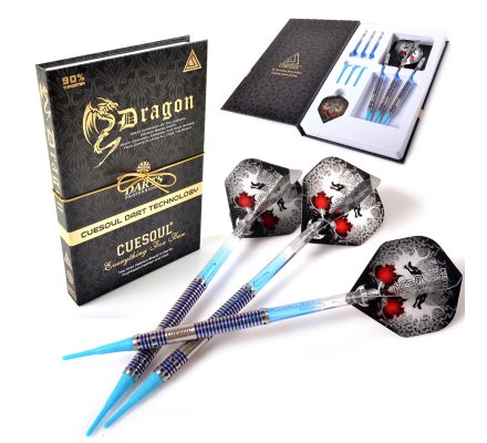 Jeu de fléchettes Nylon Cuesoul Dragon Azur 18 gr - F3304