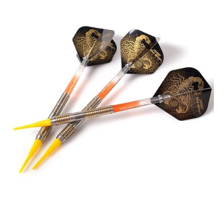 Jeu de fléchettes Nylon Cuesoul BlackScorpion Gold 18 gr - F3306