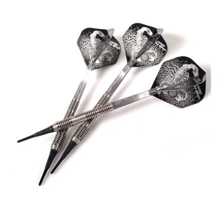 Jeu de fléchettes Nylon Cuesoul BlackScorpion Black 18 gr - F3305