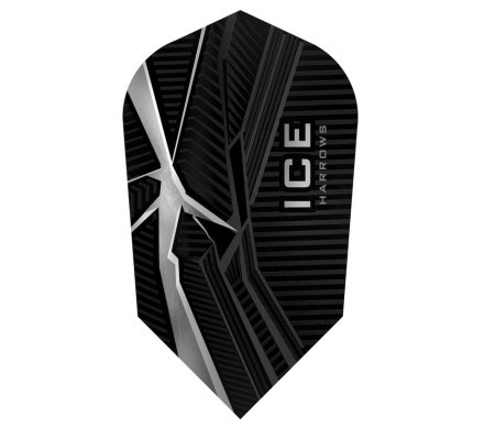 Lot de 3 ailettes de fléchette Slim Ice Recut Clear