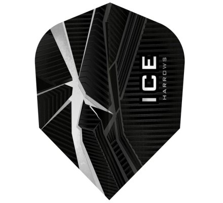 Lot de 3 ailettes de fléchette Shape Ice Recut Clear