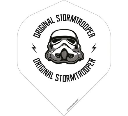 Lot de 3 ailettes de fléchette standard  Storm Trooper - Logo on White