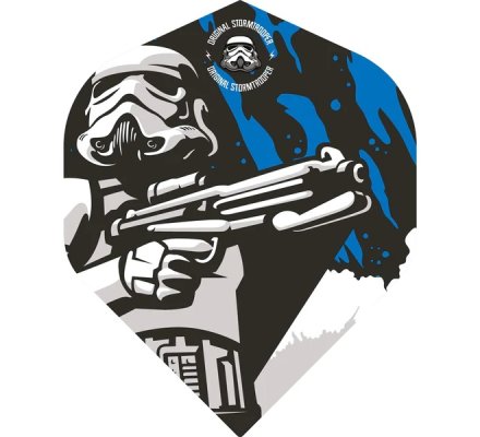 Lot de 3 ailettes de fléchette standard Storm Trooper - Holding Gun