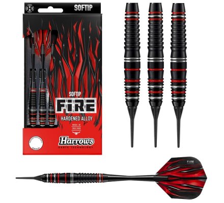 Jeu de fléchettes Nylon Harrows Fire Alloy 18 gr 