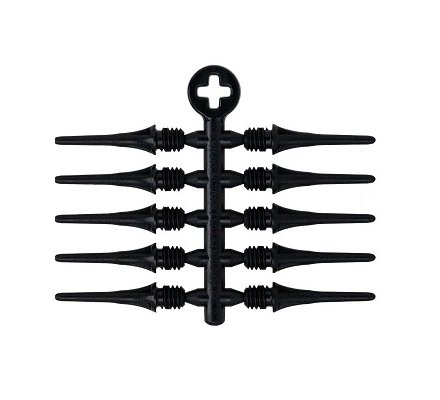 Pointes de fléchettes Cosmo Fit Point Plus Short Black