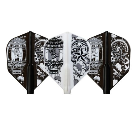 Fit flight Shape Rie Hoshino 5 Black & White F149