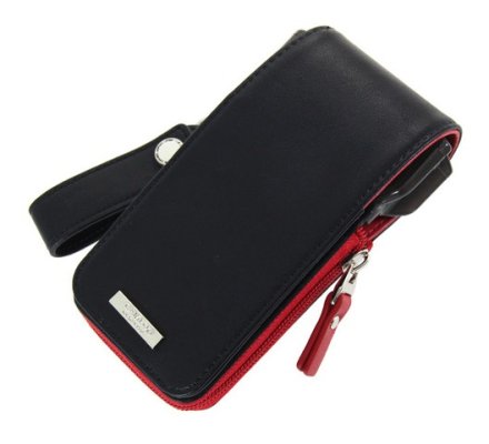 Etui Cameo Skinny 3  Noir/Rouge