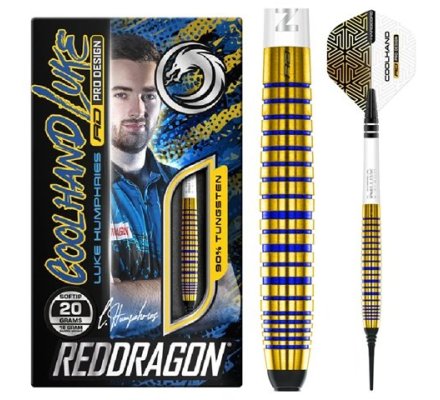Jeu de fléchettes Red Dragon Luke Humphries TX3 Gold SE 20 gr