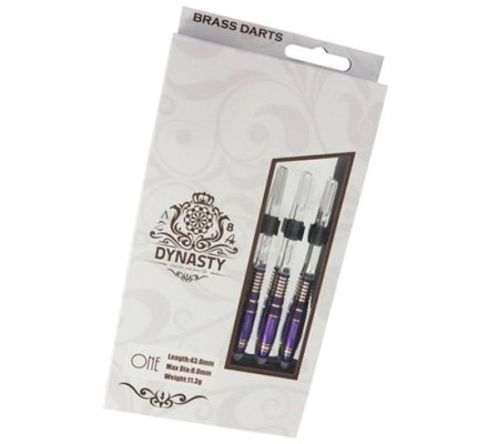 Jeu de fléchettes Dynasty One Purple Brass