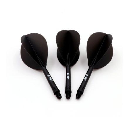 Flight/shaft Cuesoul Rost AK5 Pear Black Courte