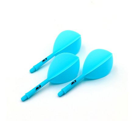 Flight/shaft Cuesoul Rost AK5 Pear Acqua Medium  