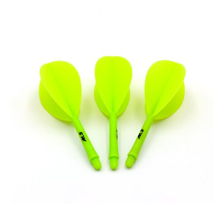 Flight/shaft Cuesoul Rost AK5 Pear Verte Courte