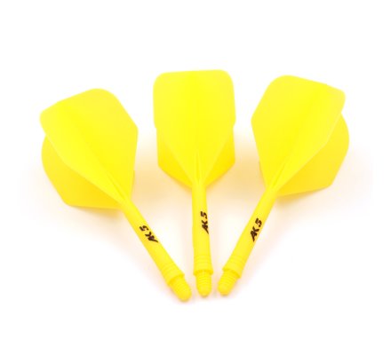 Flight/shaft Cuesoul Rost AK5 Standard Jaune Courte