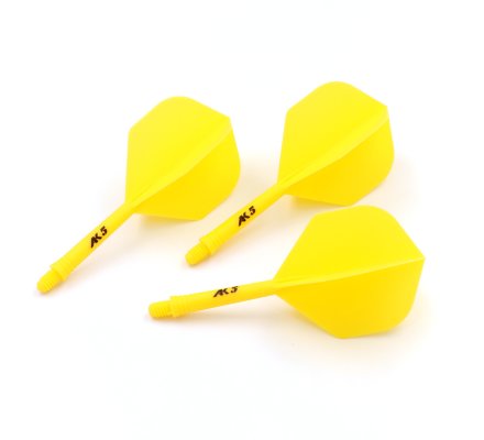 Flight/shaft Cuesoul Rost AK5 Standard Jaune Medium 
