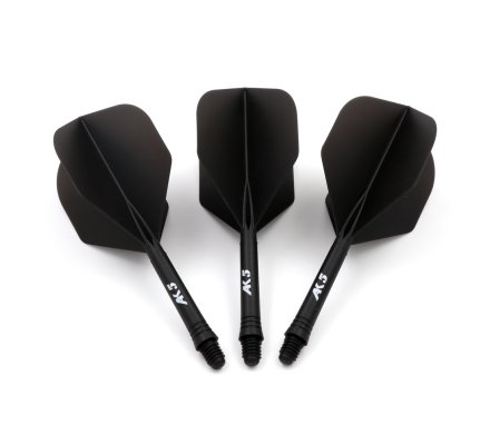 Flight/shaft Cuesoul Rost AK5 Standard Black Courte