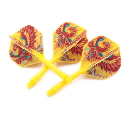 Flight/shaft Cuesoul Rost AK5 Standard Jaune Dragon Rouge