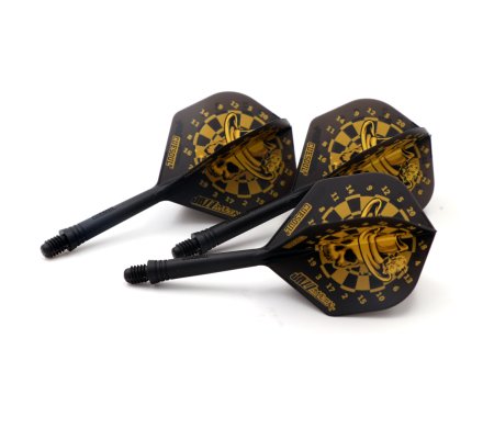 Flight/shaft Cuesoul Rost Jazz-Metal Black/Gold 